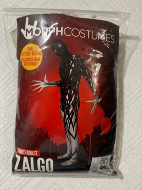 MorphCostumes Zalgo Adult Costume Creepypasta Halloween Bodysuit
